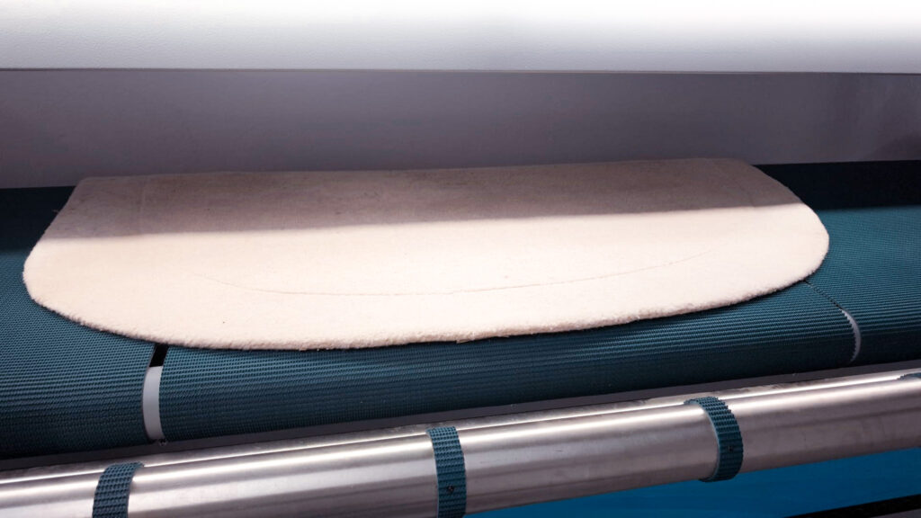 Enroulage professionnel de tapis Essonne